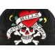 Casquette Ed Hardy Noire et Rouge Tete de Mort Love ANCIENNES COLLECTIONS divers