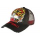 Casquette Ed Hardy Noire et Rouge Tiger Basic Trucker Fashion ANCIENNES COLLECTIONS divers