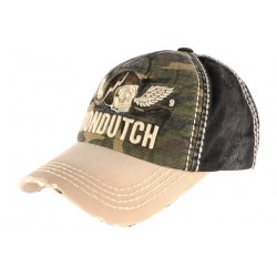 Casquette Von Dutch Camouflage Beige et Noire Xavier CASQUETTES VON DUTCH