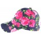 Casquette Enfant bleue Fleurs Roses NY Bora de 7 à 12 ans ANCIENNES COLLECTIONS divers