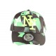 Casquette Enfant Verte et Noire Fluo NY Tendance Axy de 7 à 12 ans ANCIENNES COLLECTIONS divers