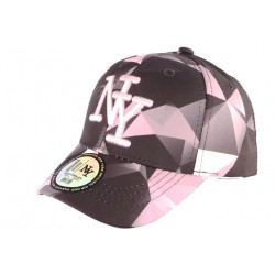 Casquette Enfant Rose fluo et Noire NY Tendance Axy de 7 à 12 ans ANCIENNES COLLECTIONS divers