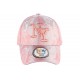 Casquette Enfant Rose Tendance et Classe Baseball NY Dily de 7 à 12 ans ANCIENNES COLLECTIONS divers