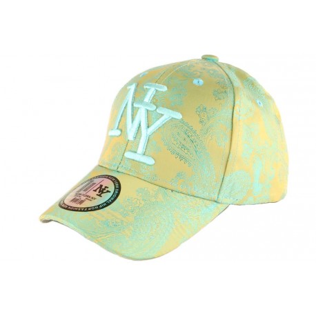 Casquette Enfant Verte Tendance et Classe Baseball NY Dily de 7 à 12 ans Casquette Enfant Hip Hop Honour