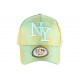 Casquette Enfant Verte Tendance et Classe Baseball NY Dily de 7 à 12 ans Casquette Enfant Hip Hop Honour