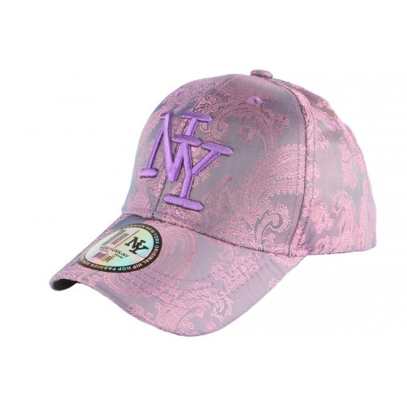 Casquette Enfant Violette Tendance et Classe Baseball NY Dily de 7 à 12 ans ANCIENNES COLLECTIONS divers