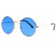 Lunettes soleil rondes bleues dorees Fashion Odala LUNETTES SOLEIL Eye Wear