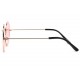 Lunettes soleil rondes roses et dorees Fashion Odala LUNETTES SOLEIL Eye Wear