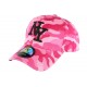 Casquette NY militaire rose et rouge fashion baseball Chief ANCIENNES COLLECTIONS divers