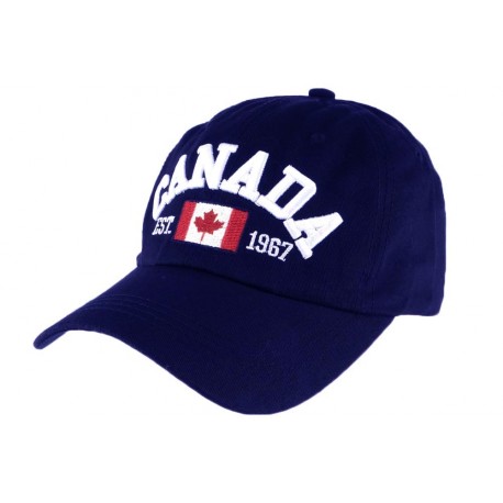 Casquette baseball Canada Bleu Marine en Coton Tendance ANCIENNES COLLECTIONS divers