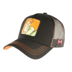 Casquette C16 Dragon Ball Z Noire et Orange Collabs Capslab Baseball C-16 ANCIENNES COLLECTIONS divers