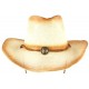 Chapeau Cowboy Country Paille Beige et Marron Khelton CHAPEAUX Léon montane