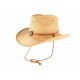 Chapeau Cowboy Country Paille Marron Clair Cashy CHAPEAUX Léon montane