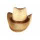 Chapeau Cowboy Country Paille Marron Naturel Brook ANCIENNES COLLECTIONS Léon montane