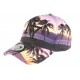 Casquette baseball violette et jaune NY Tropical Night ANCIENNES COLLECTIONS divers