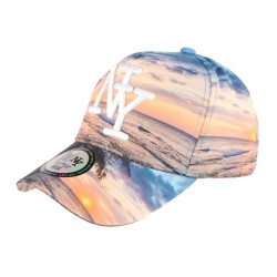 Casquette baseball bleue et orange NY Tropical Night ANCIENNES COLLECTIONS divers