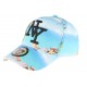 Casquette baseball bleue et turquoise NY Tropic Spirit ANCIENNES COLLECTIONS divers