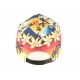 Casquette NY Orange et Bleue Baseball Fashion Tropic Flower ANCIENNES COLLECTIONS divers