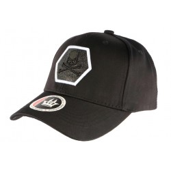 Casquette Baseball Noire Tete de Mort Fashion Hexkyl ANCIENNES COLLECTIONS divers