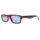 Lunettes Loupe Solaire Rouges et Noires Classes et Tendance Sany Lunettes Loupe Solaire Loupea