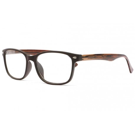 Lunettes lecture bois marron originales Wales Lunettes Loupes Loupea