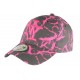 Casquette NY Rose et Grise Baseball Fashion Spyder CASQUETTES Hip Hop Honour