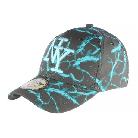 Casquette NY Bleue et Grise Baseball Fashion Spyder ANCIENNES COLLECTIONS divers