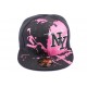 Snapback NY Noire et Rose Street Art ANCIENNES COLLECTIONS divers