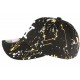 Casquette NY Jaune et Noire Look Tagué Streetwear Baseball Paynter CASQUETTES Hip Hop Honour