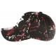 Casquette NY Noire et Rouge Style Tags Streetwear Baseball Paynter CASQUETTES Hip Hop Honour