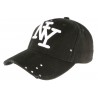 Casquette Baseball noire design createur classe et couture NY Pointy ANCIENNES COLLECTIONS divers