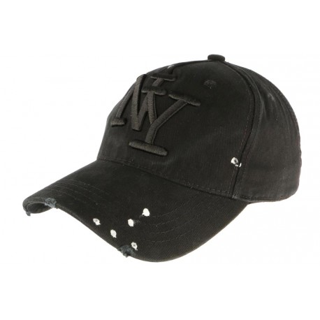 Casquette Baseball noire design createur fashion et couture NY Pointy ANCIENNES COLLECTIONS divers