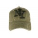 Casquette Baseball Verte Design Createur Classe et Couture NY Pointy ANCIENNES COLLECTIONS divers