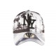 Casquette NY Grise et Noire Baseball Fashion Tropical Night ANCIENNES COLLECTIONS divers