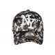 Casquette NY Noire et Blanche Tropical Baseball Fashion CASQUETTES Hip Hop Honour