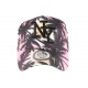 Casquette NY Rose et Noire Baseball Fashion Tropical ANCIENNES COLLECTIONS divers