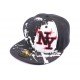 Snapback NY Noire Blanche Rouge Street Art ANCIENNES COLLECTIONS divers