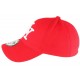 Casquette NY Rouge et Blanche Fashion Baseball Gwyz ANCIENNES COLLECTIONS divers