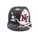 Snapback NY Noire Blanche Rouge Street Art ANCIENNES COLLECTIONS divers