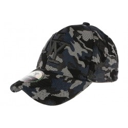 Casquette NY Militaire Noire et Bleue Baseball Tendance Kaft ANCIENNES COLLECTIONS divers