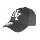 Casquette NY Denim Grise Jeans classe Baseball Boston CASQUETTES Hip Hop Honour