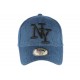 Casquette NY Bleue en Denim Jean Tendance Baseball Boston ANCIENNES COLLECTIONS divers