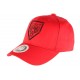 Casquette Baseball Rouge Tete de Tigre Streetwear en coton CASQUETTES Hip Hop Honour