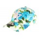 Casquette NY Bleue et Blanche a Fleurs Fashion Baseball Bora ANCIENNES COLLECTIONS divers