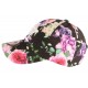 Casquette NY Noire et Rose Fleurs Fashion Baseball Bora ANCIENNES COLLECTIONS divers