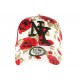 Casquette NY Rouge et Blanche Florale Fashion Baseball Bora ANCIENNES COLLECTIONS divers