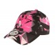 Casquette Baseball Rose Fluo et Noire NY Tendance Axy ANCIENNES COLLECTIONS divers