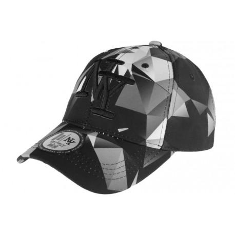 Casquette Baseball Grise et Noire NY Tendance Axy ANCIENNES COLLECTIONS divers