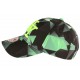 Casquette Baseball Vert Fluo et Noire NY Tendance Axy ANCIENNES COLLECTIONS divers