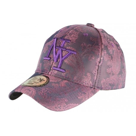 Casquette Baseball Violette Tendance et Classe Luxe NY Dily ANCIENNES COLLECTIONS divers